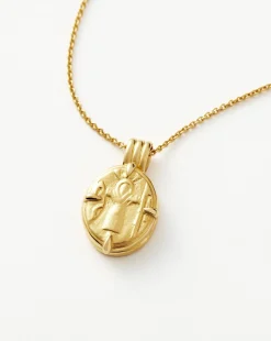 Lucy Williams Roman Coin Locket Necklace