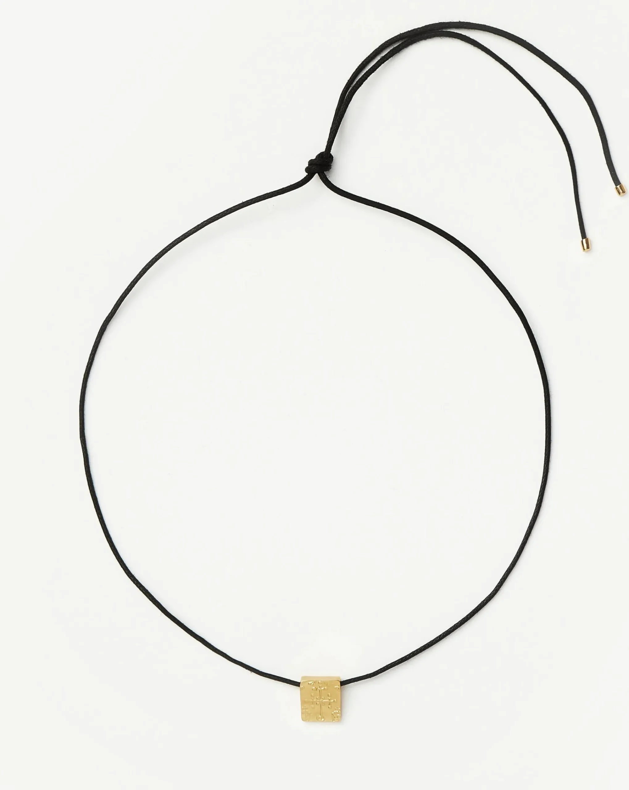 Lucy Williams Square Coin Cord Necklace