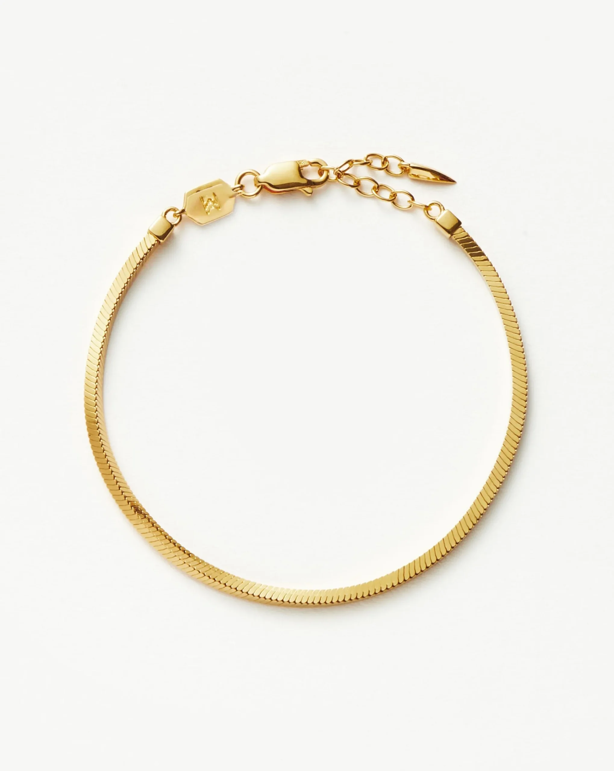 Lucy Williams Square Snake Chain Bracelet