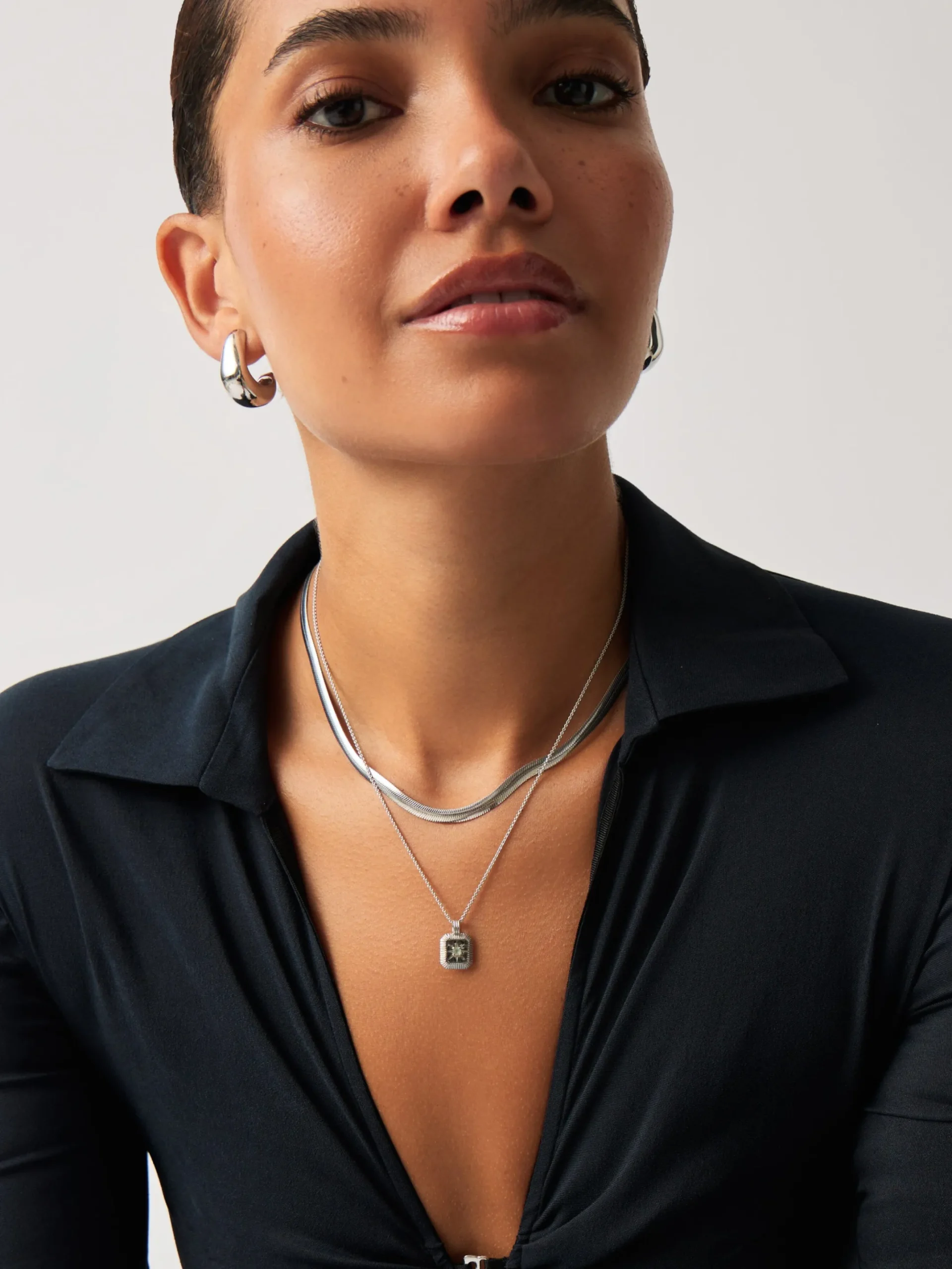 March Birthstone Pendant Necklace