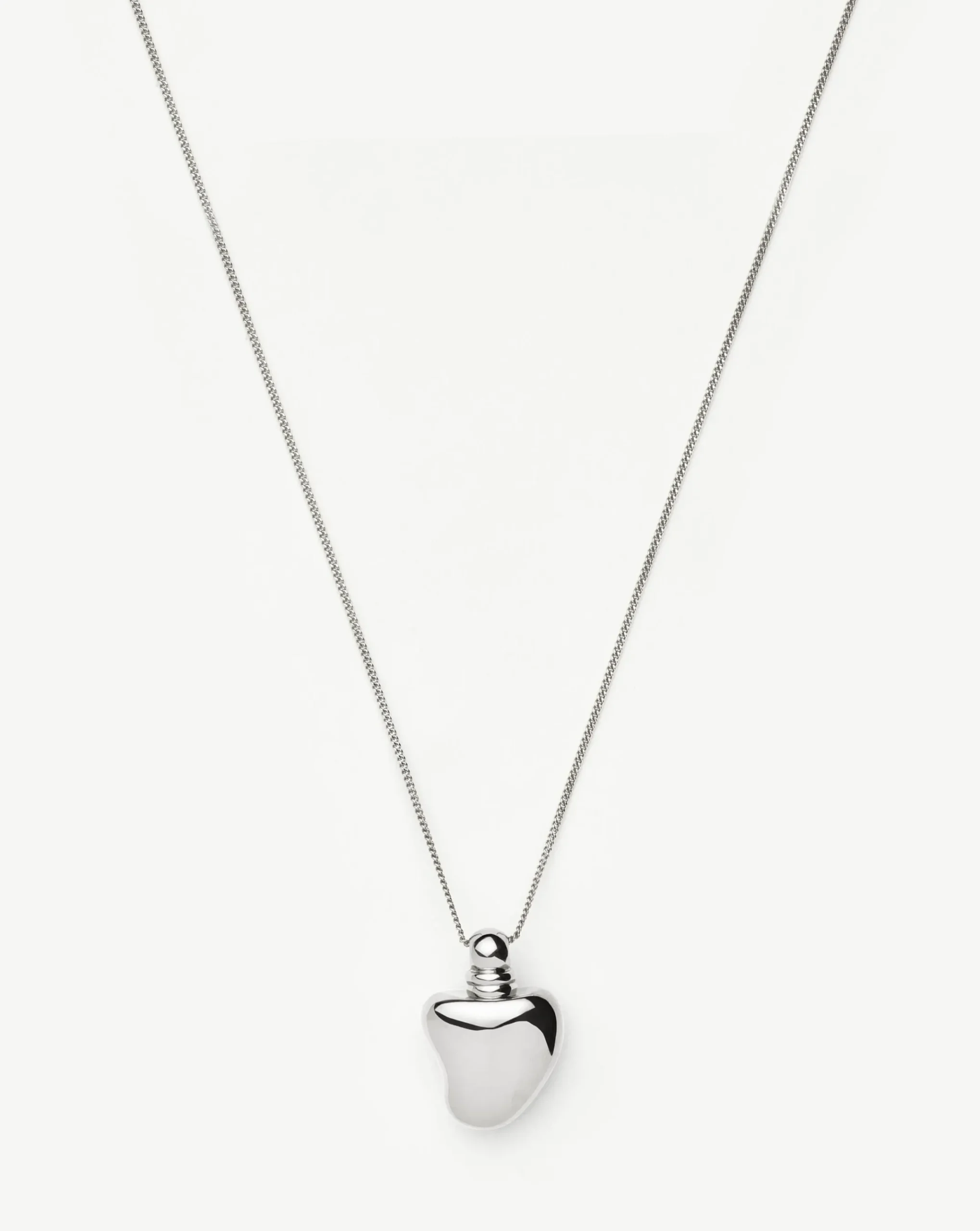Message in a Bottle Heart Pendant Necklace