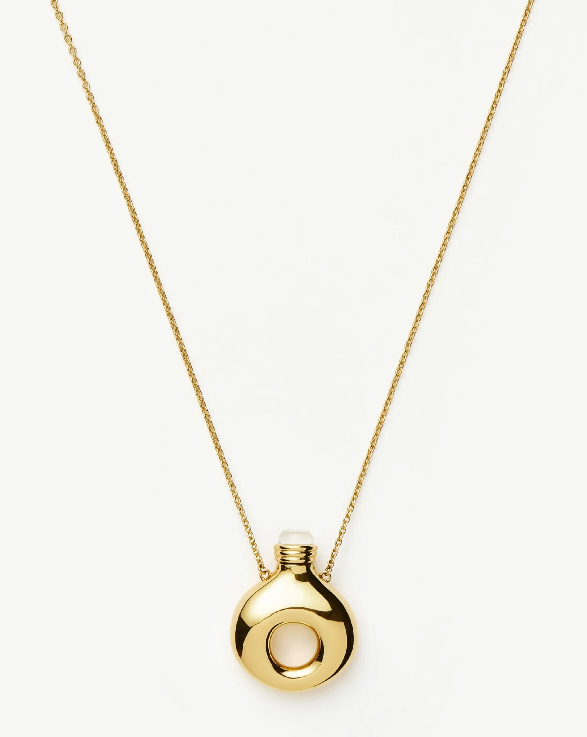 Message in a Bottle Molten Pendant Necklace