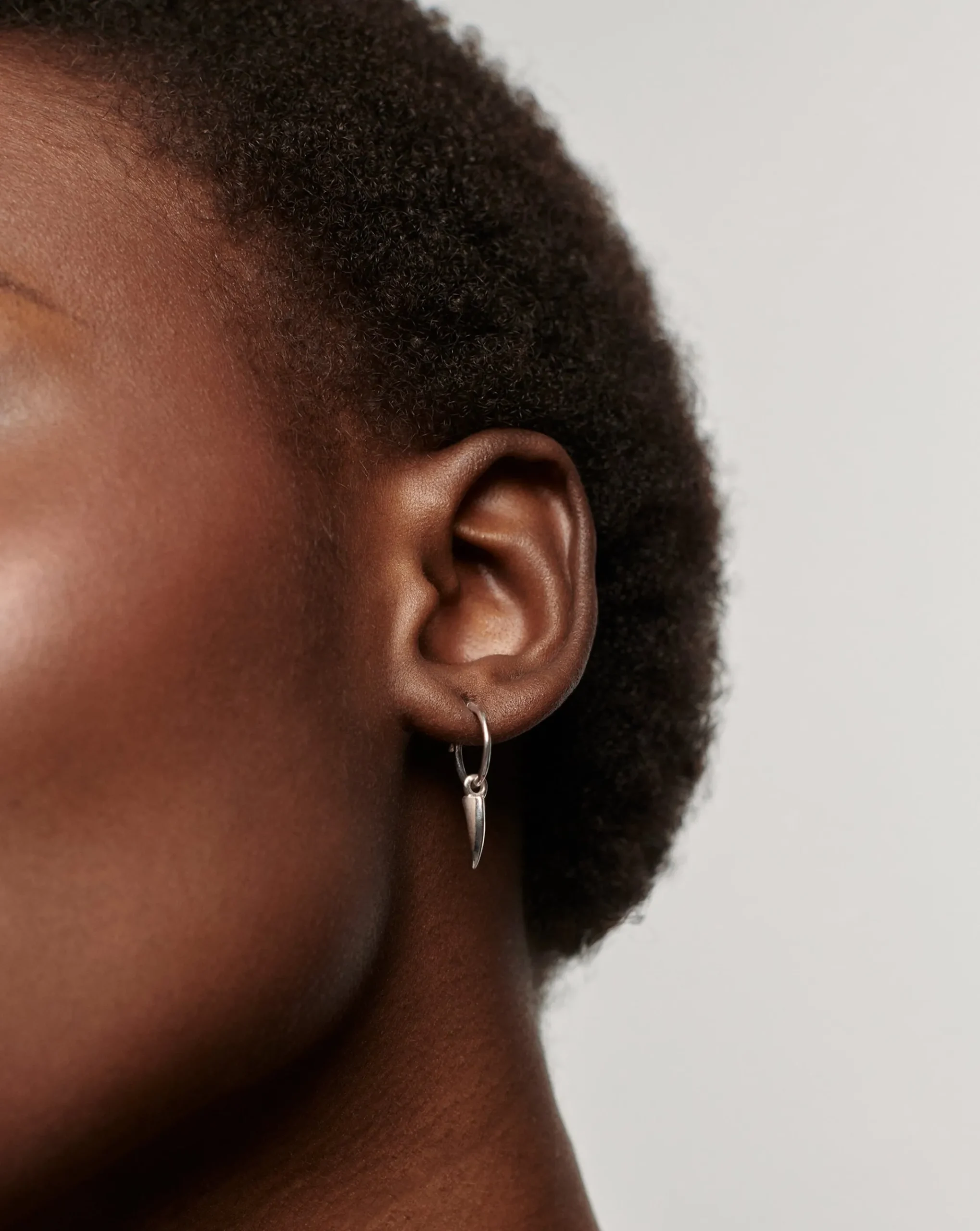 Mini Claw Charm Hoop Earrings