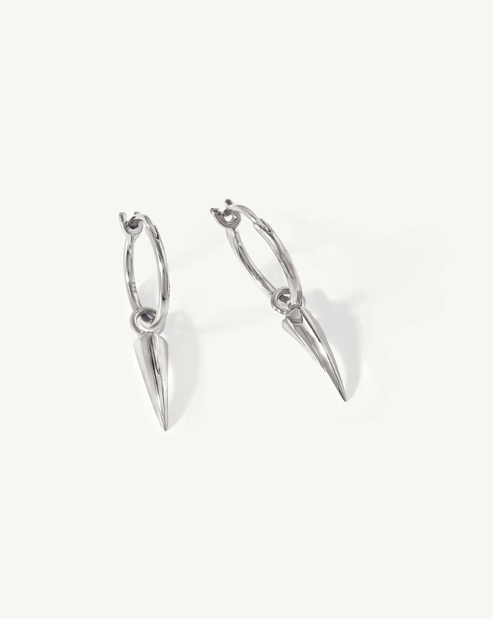 Mini Claw Charm Hoop Earrings