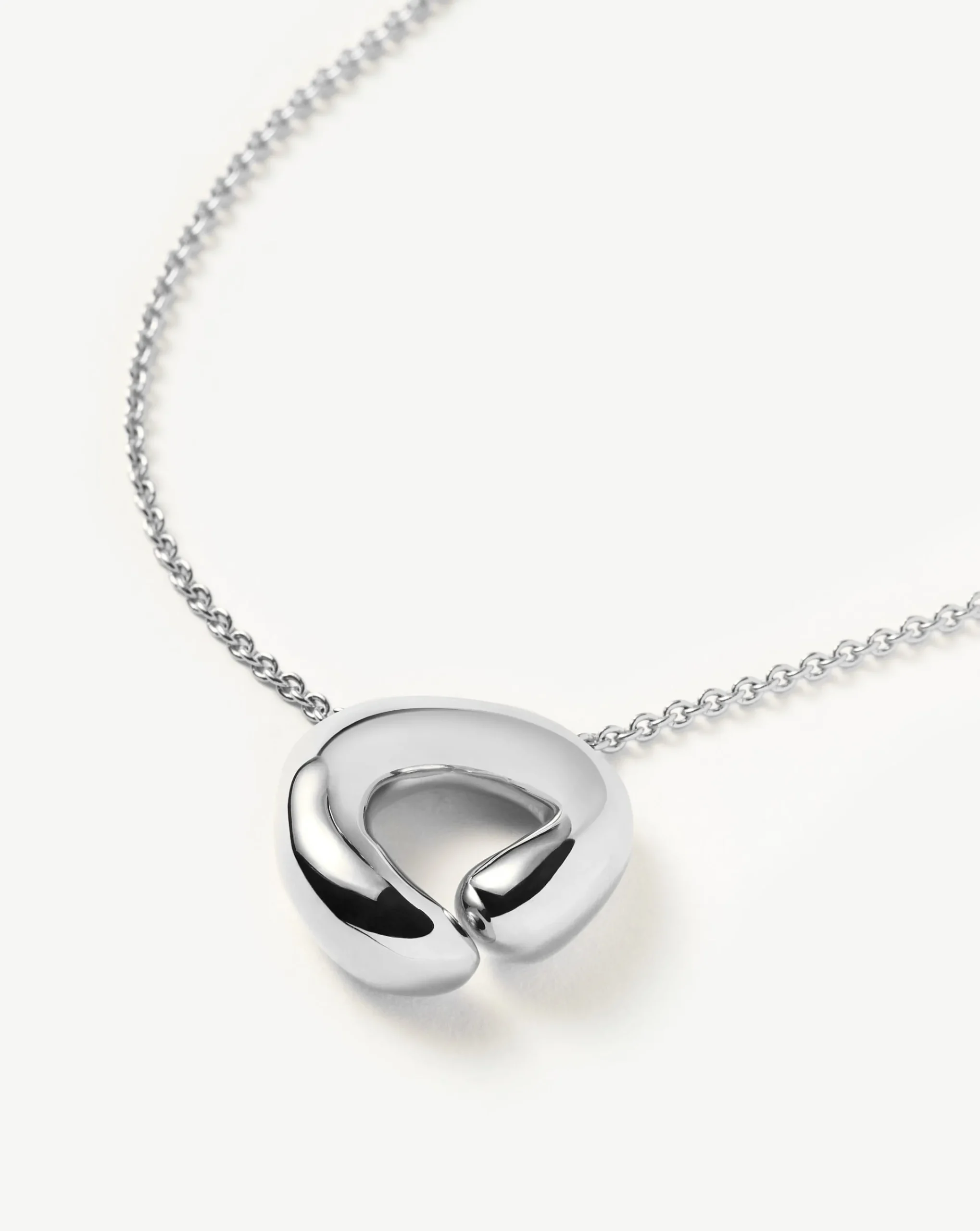 Molten Doughnut Pendant Necklace