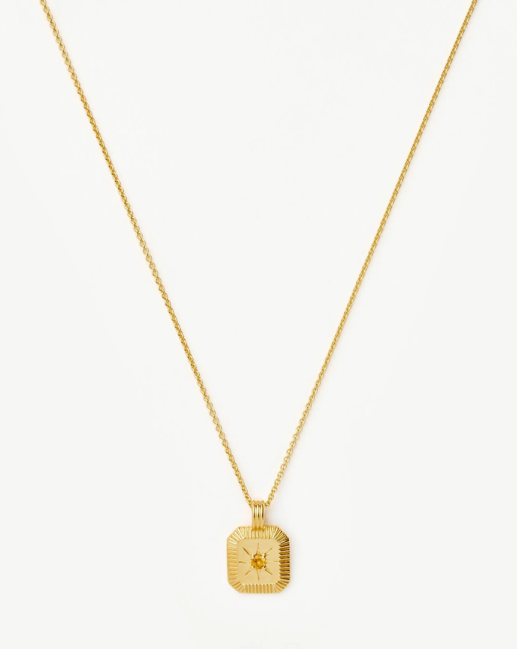 November Birthstone Pendant Necklace