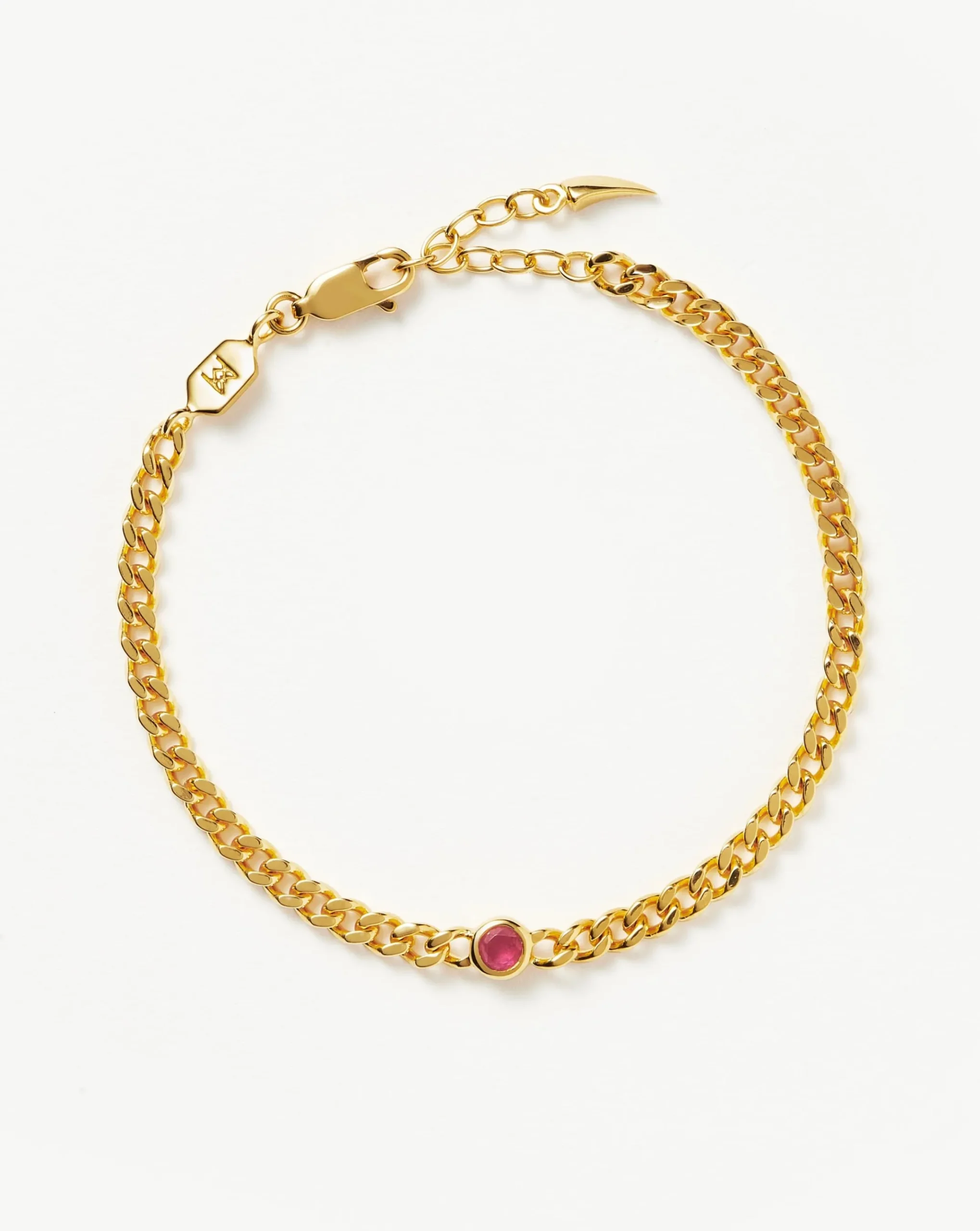 October Birthstone Chain Bracelet