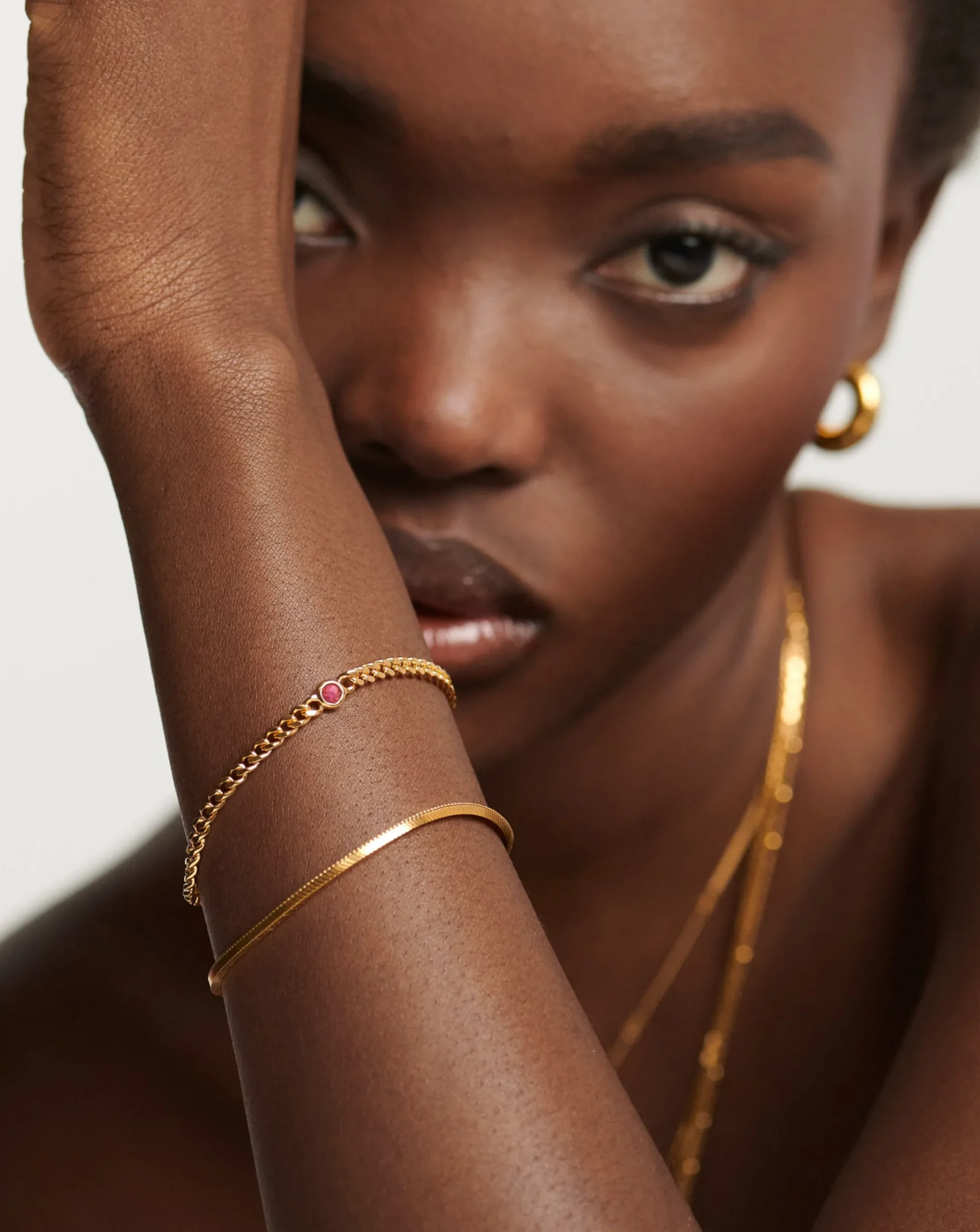 October Birthstone Chain Bracelet