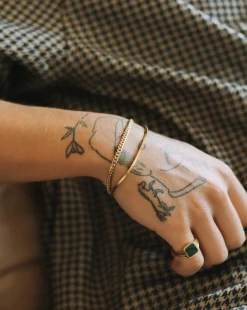 Round Curb Chain Bracelet