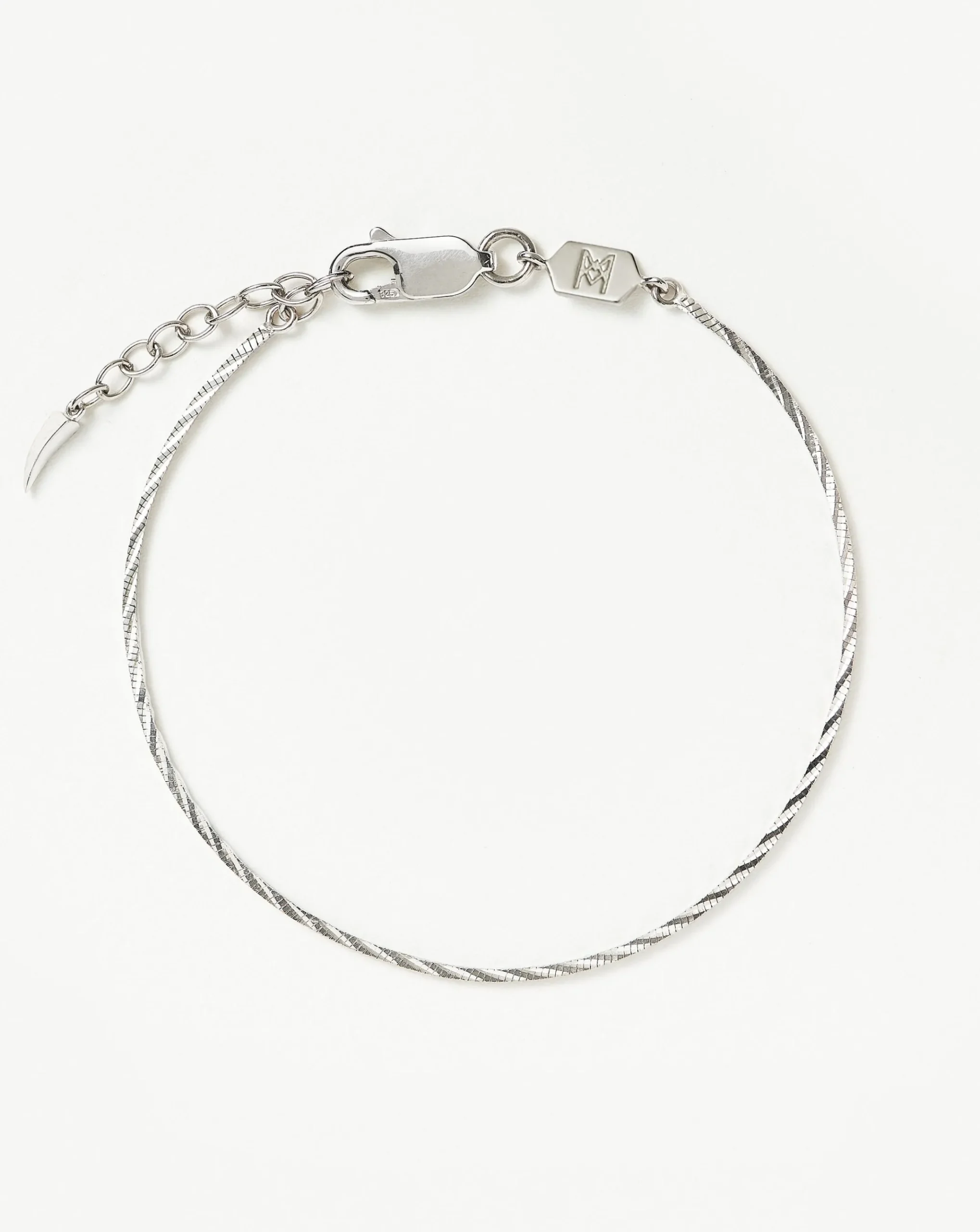 Savi Asymmetric Square Snake Chain Bracelet