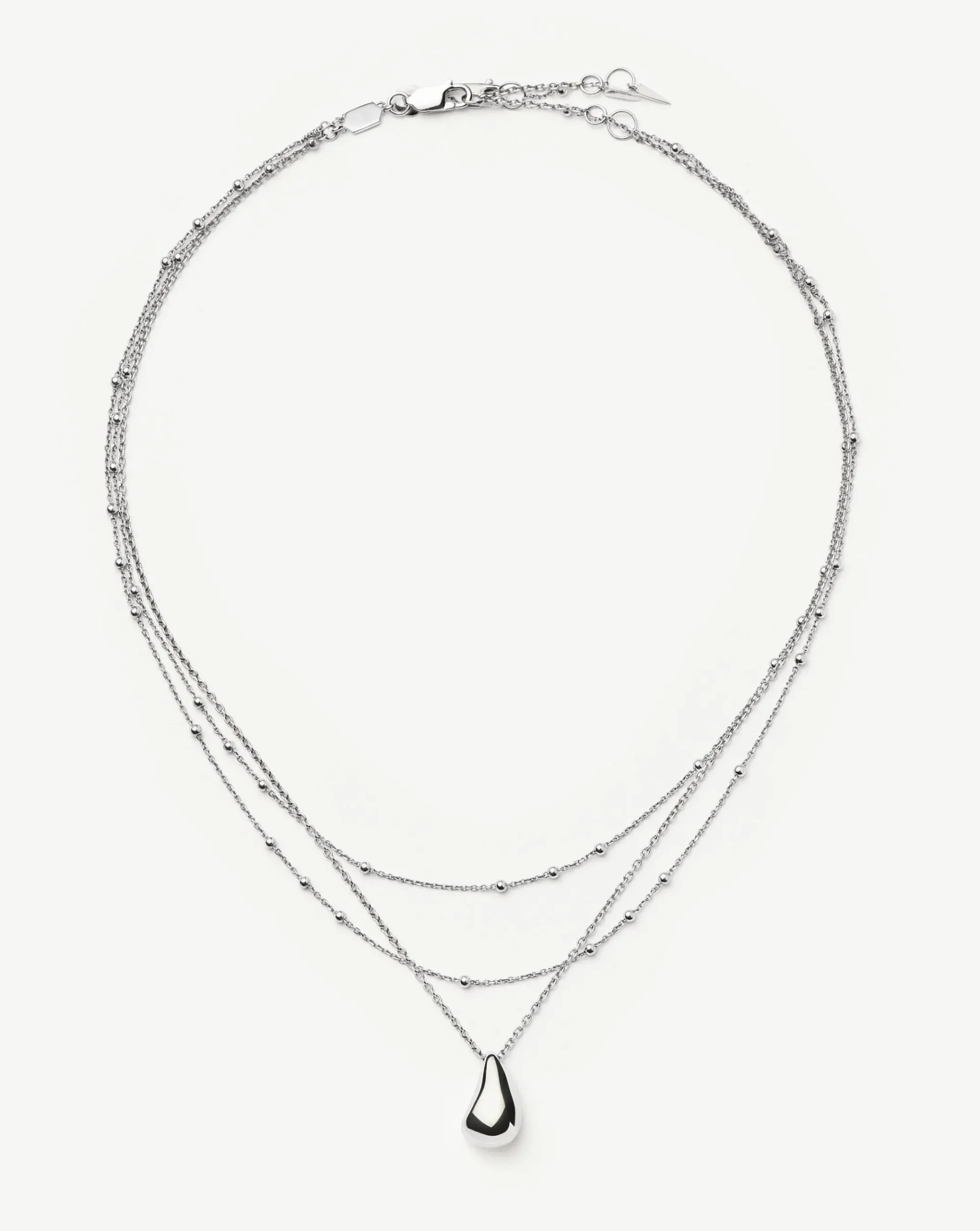 Savi Droplet Pendant & Double Necklace Set