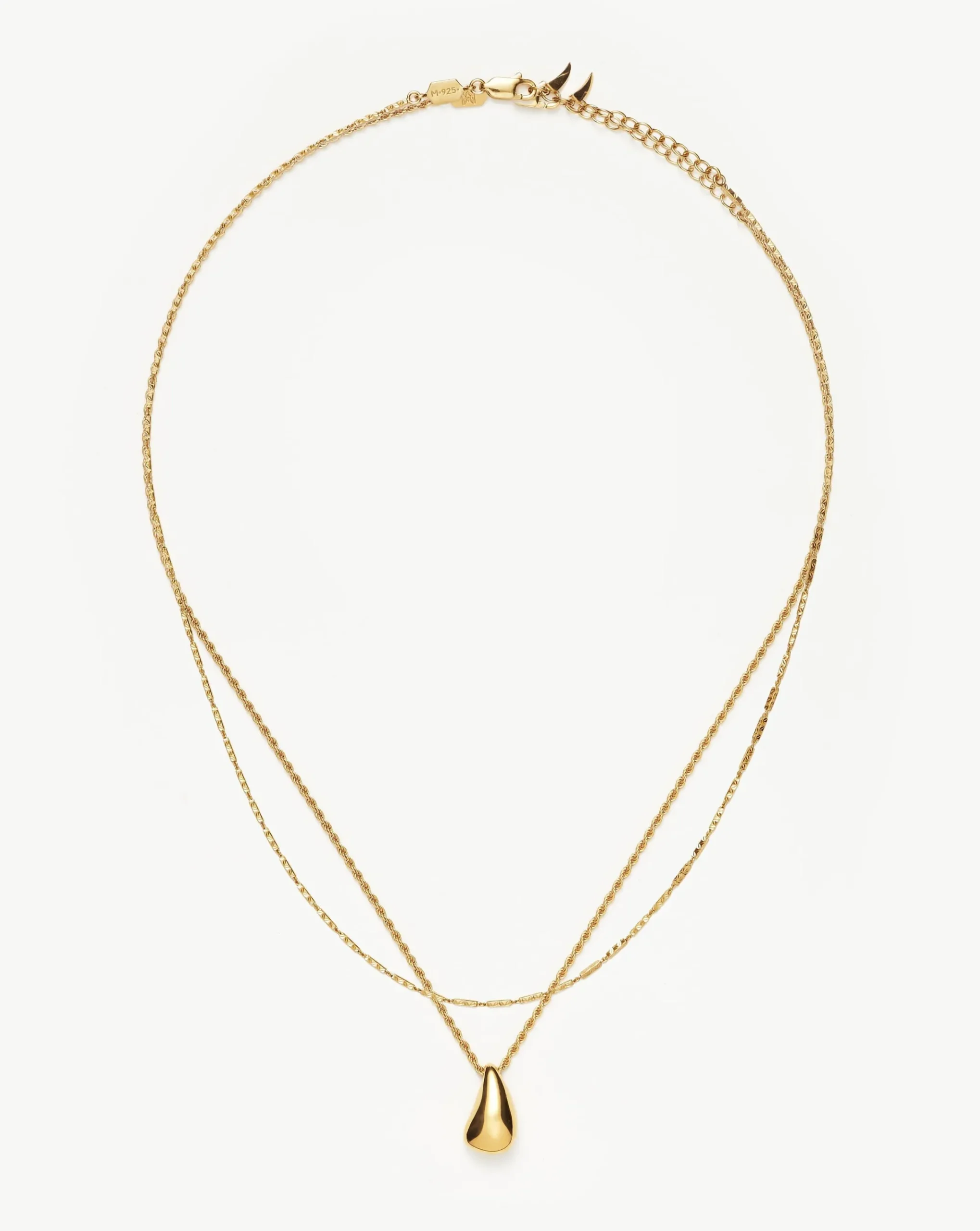 Savi Droplet Pendant Necklace Set
