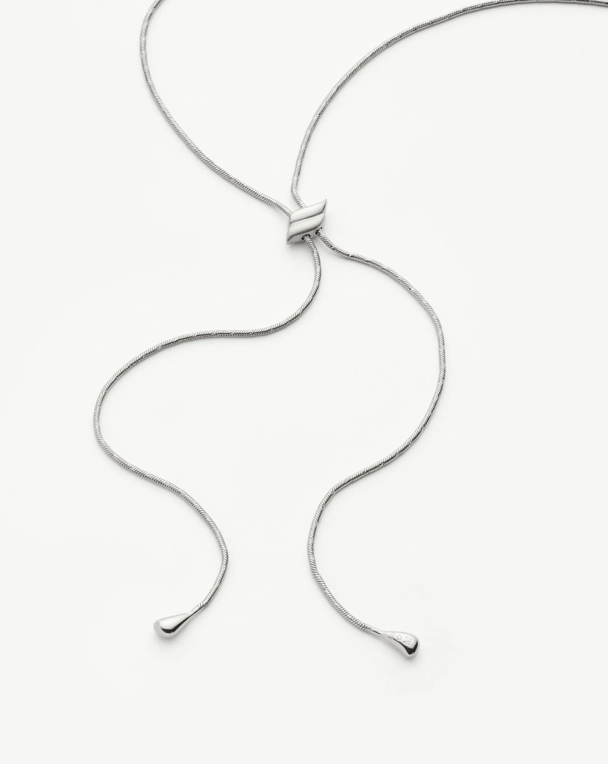 Savi Slider Lariat Chain Necklace