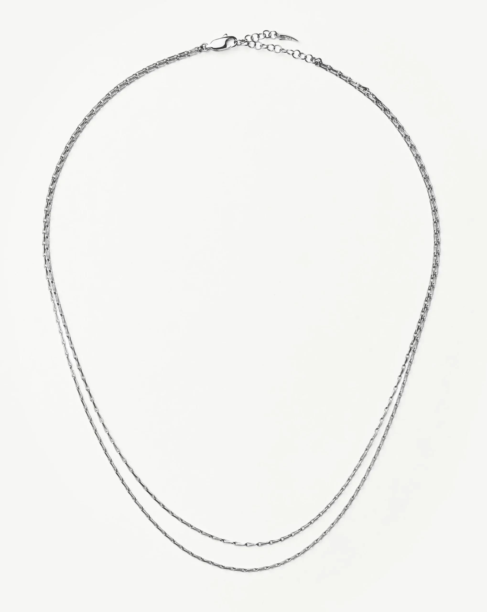 Savi Twisted Double Chain Necklace