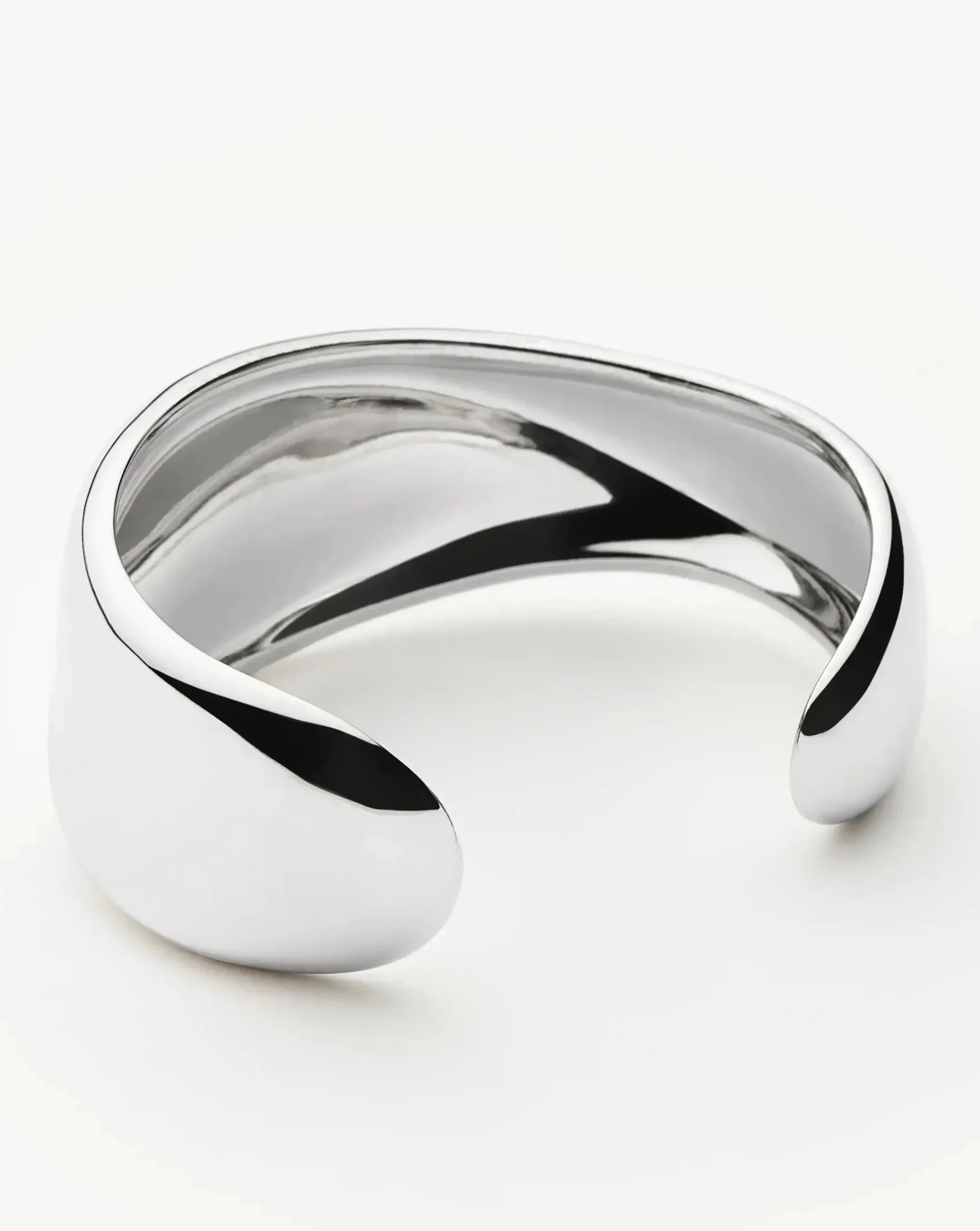 Sculptural Molten Cuff Bracelet