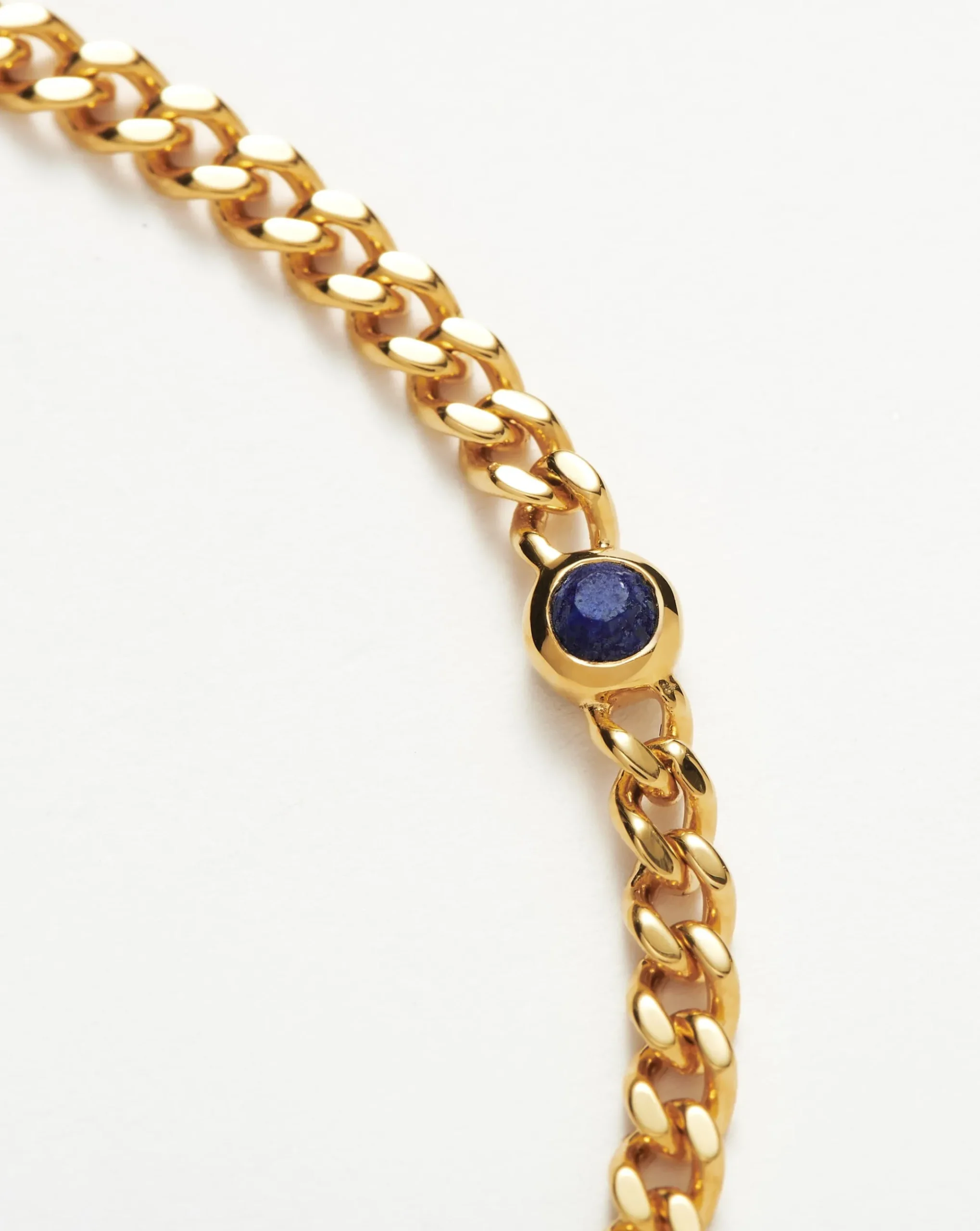 September Birthstone Chain Bracelet