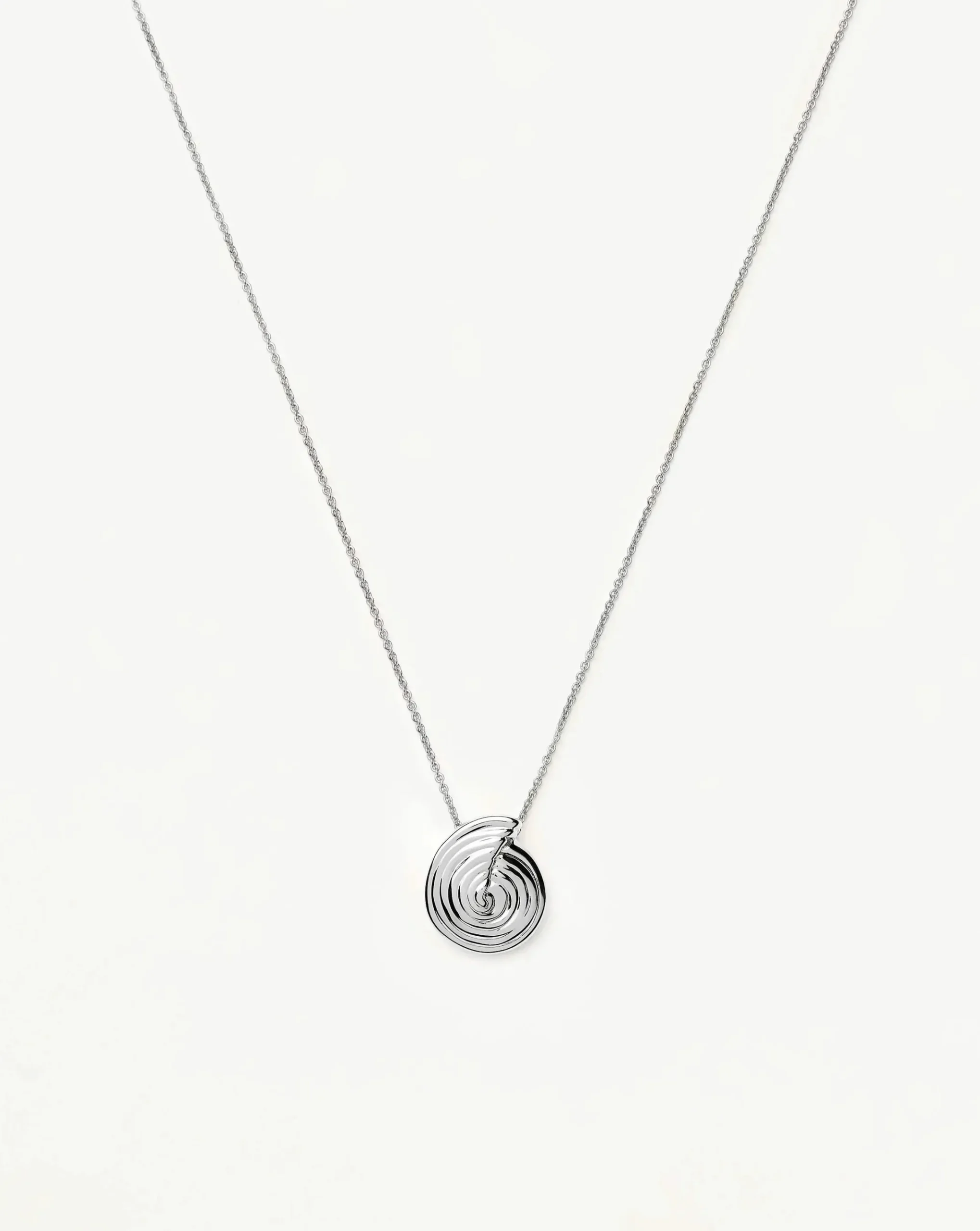 Spiral Mini Pendant Necklace
