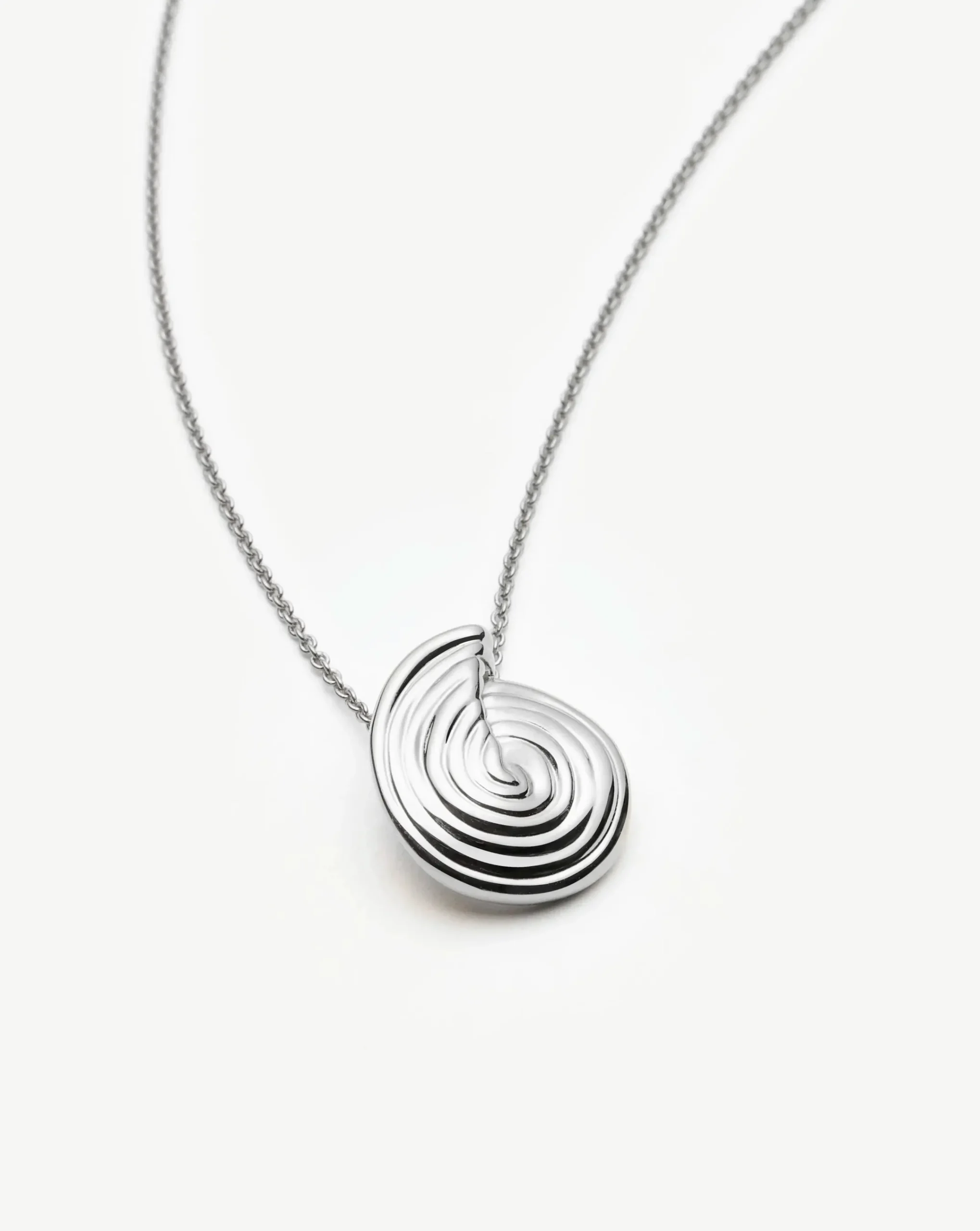 Spiral Mini Pendant Necklace
