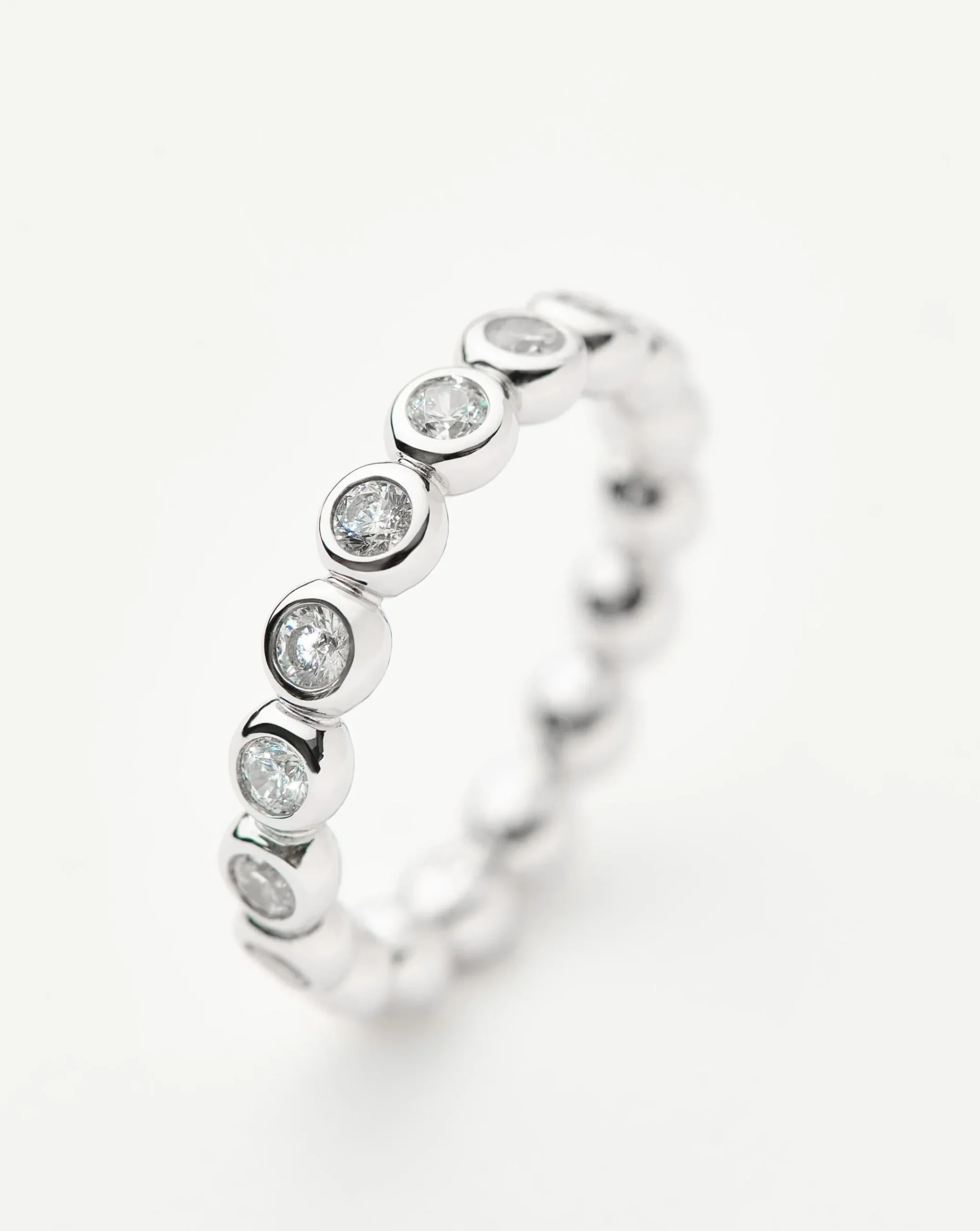 Tennis Eternity Stacking Ring