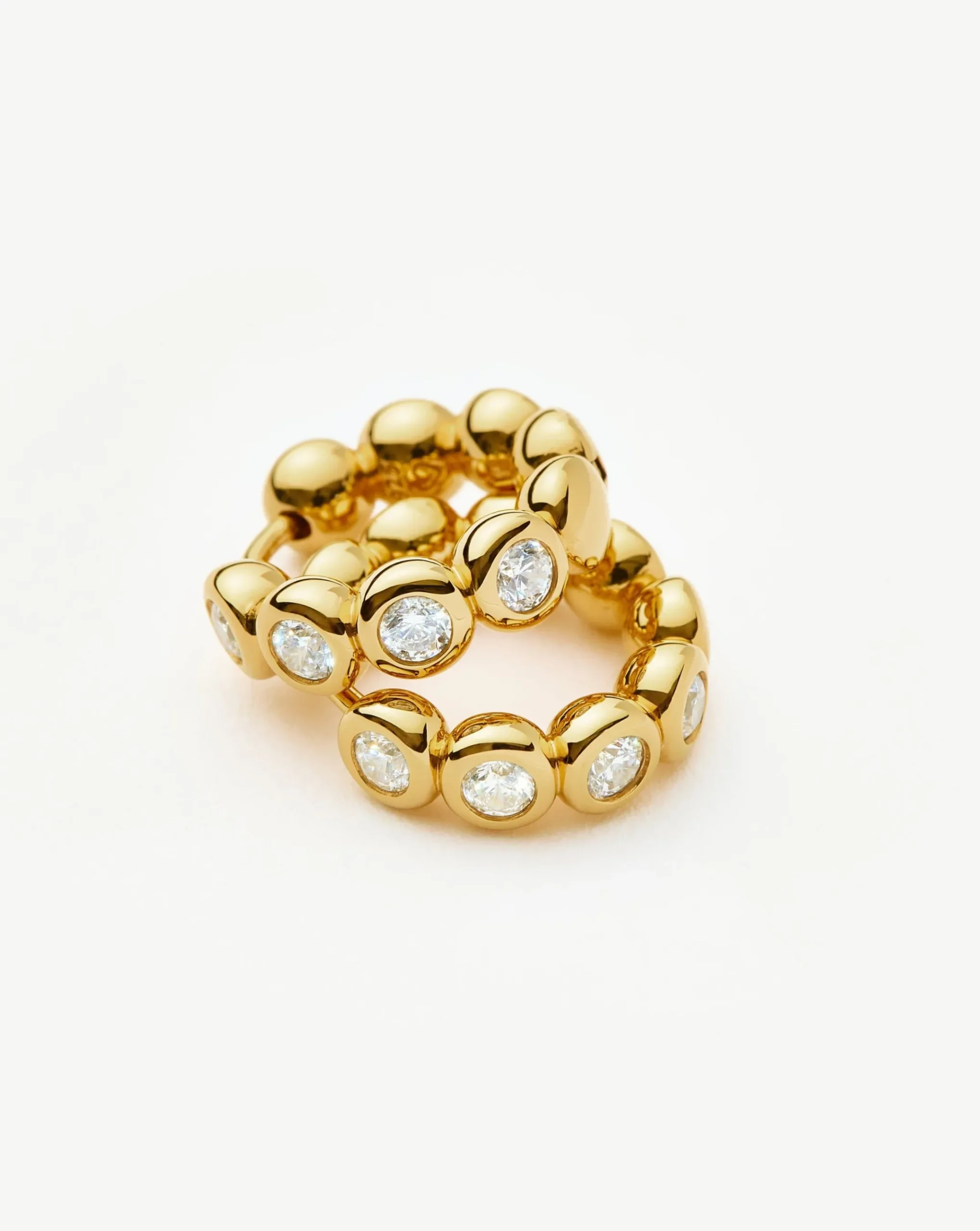 Tennis Small Hoop Earrings