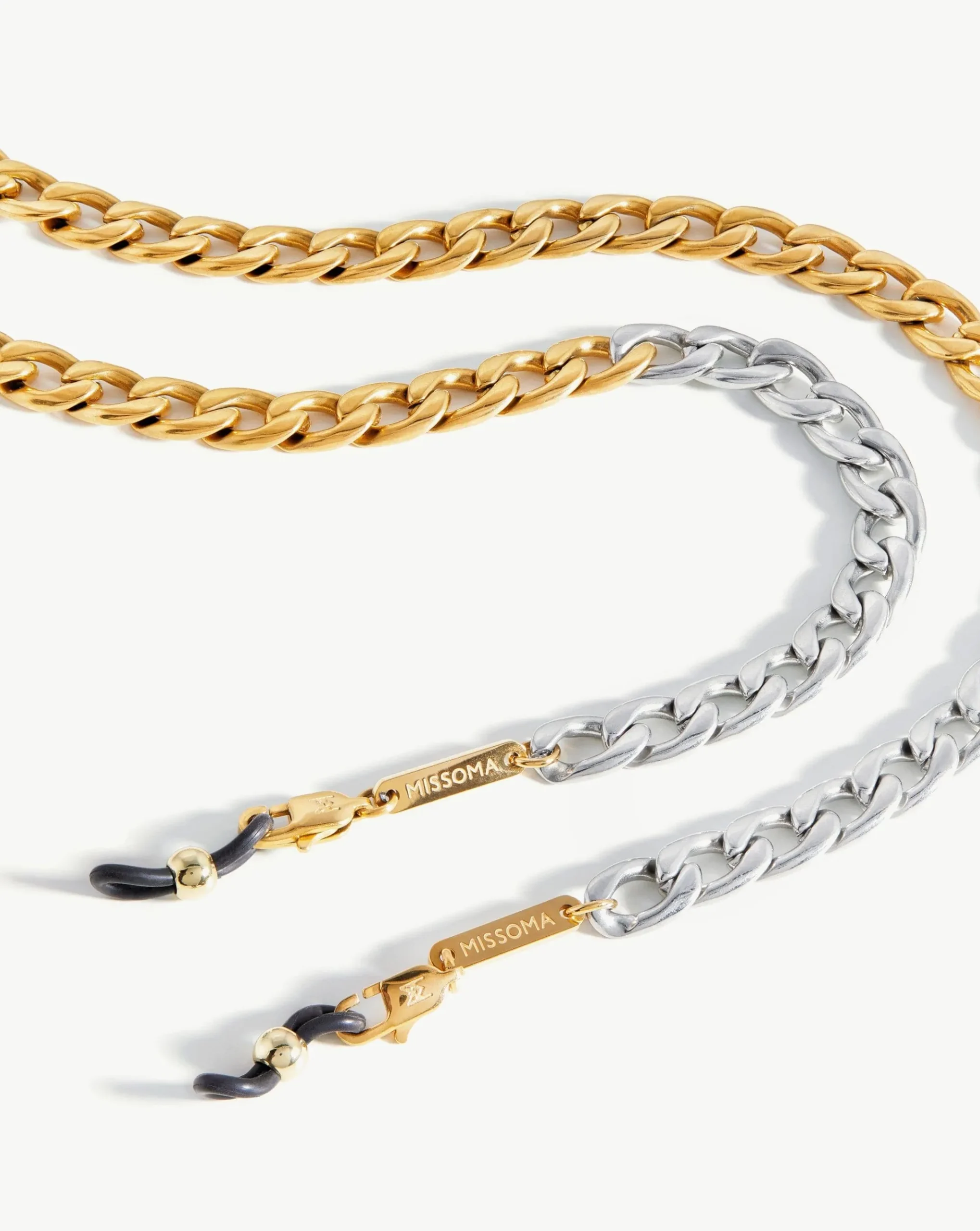 Two Tone Curb Eyewear Chain